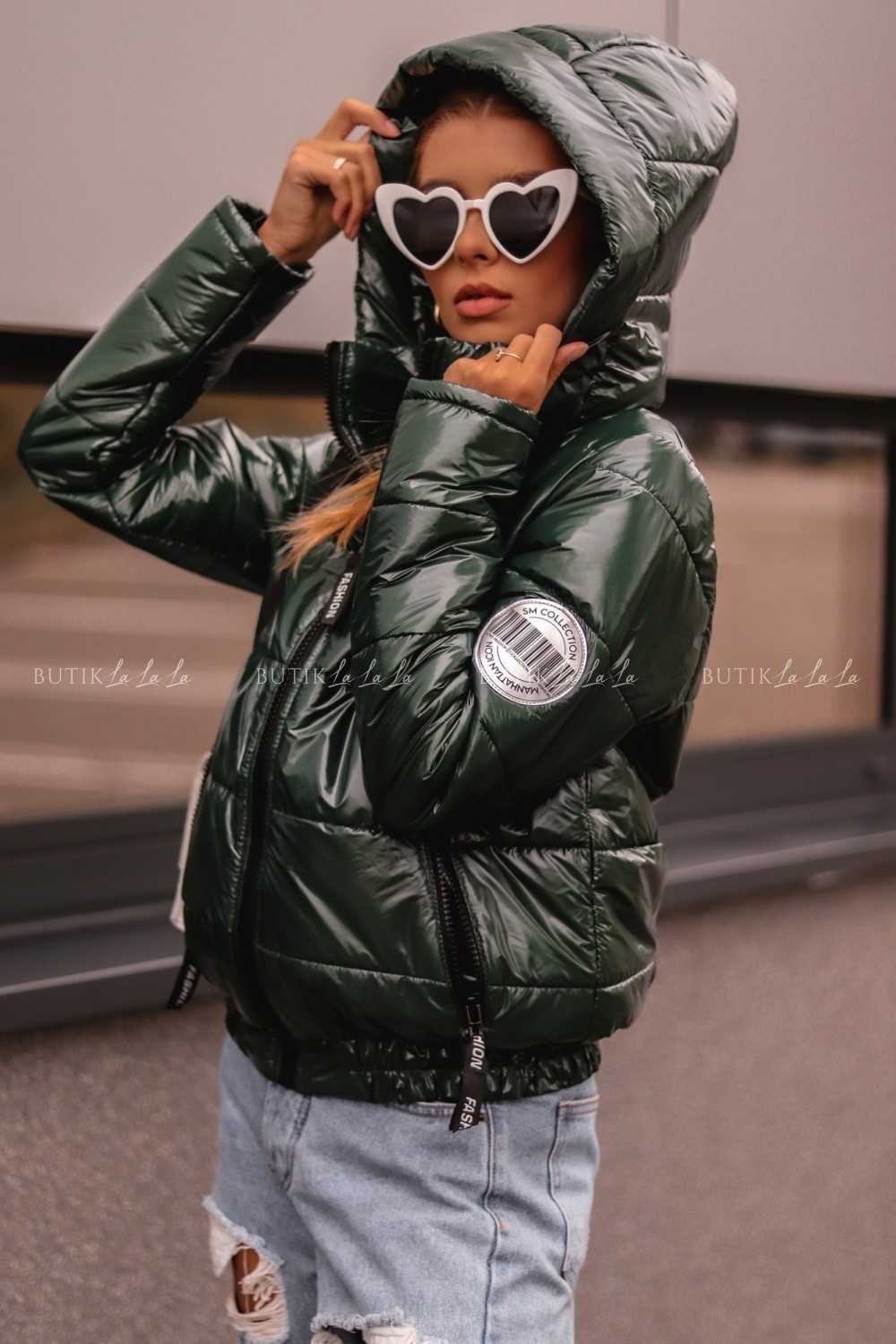 kurtka damska zielona