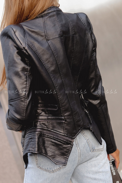 Kurtka ramoneska czarna krótka Valentino 1