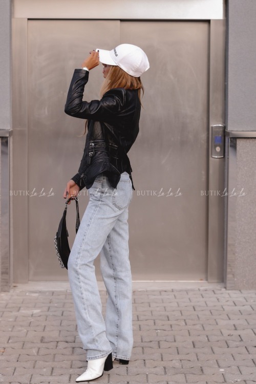 Kurtka ramoneska czarna krótka Valentino 4