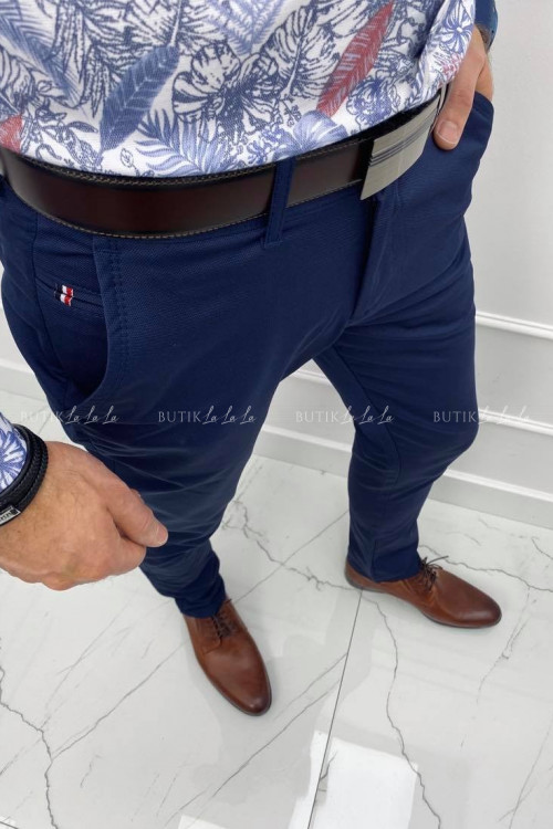 Spodnie męskie granatowe S6 1