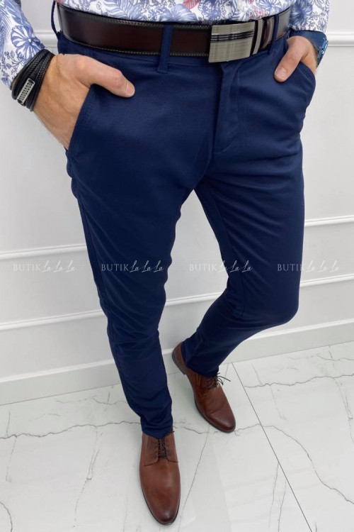 Spodnie męskie granatowe S6 3