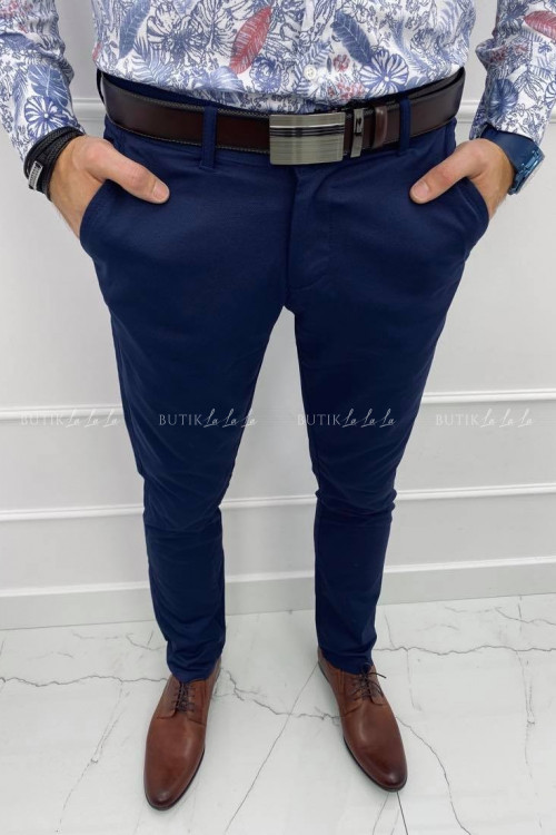 Spodnie męskie granatowe S6 5