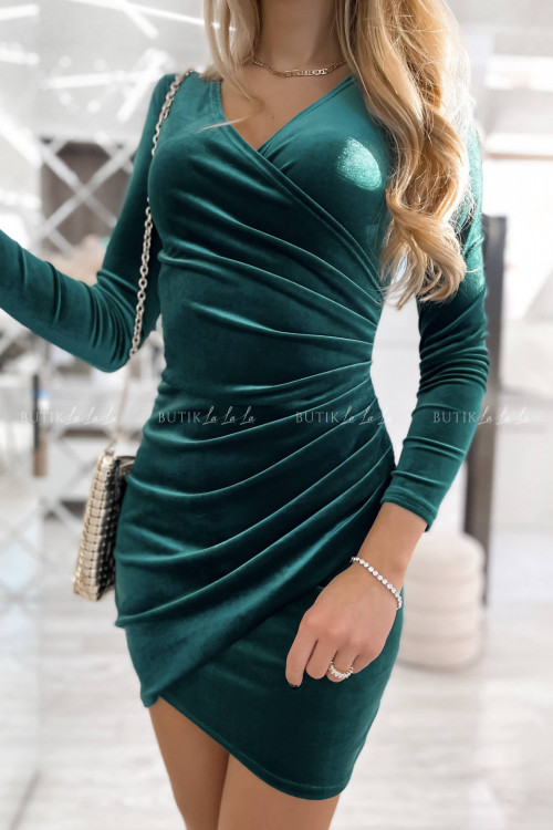Sukienka butelkowa zieleń Edison