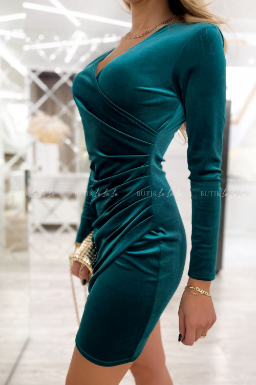 Sukienka szmaragdowa Edison 3