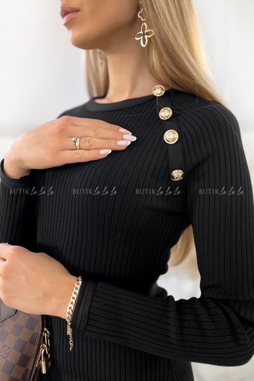 Sukienka bandażowa czarna Sofia 1