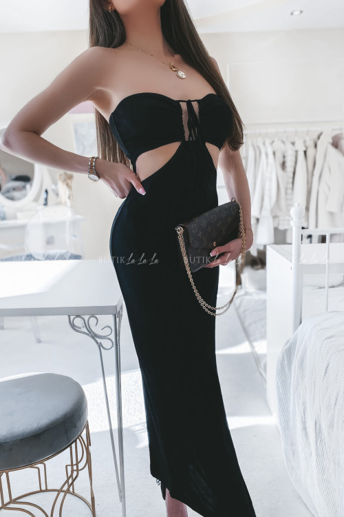 Sukienka czarna midi Estela 5