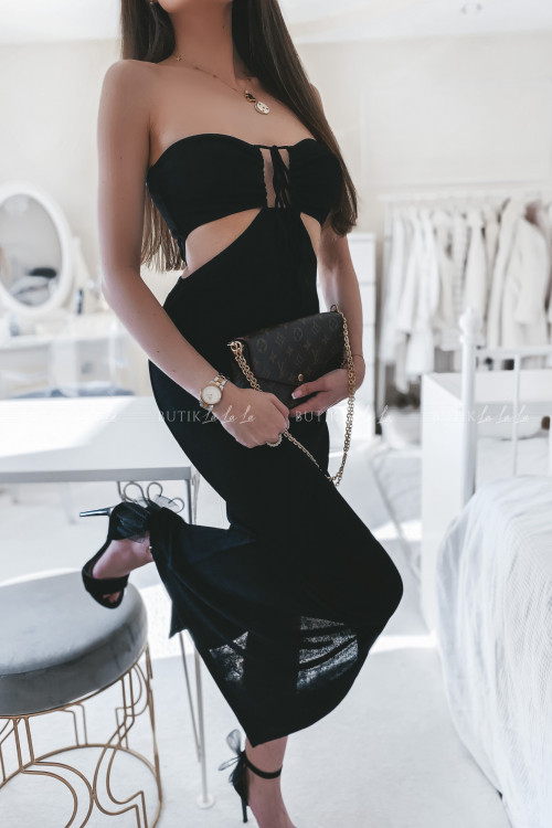 Sukienka czarna midi Estela 6
