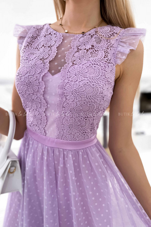 sukienka jasno liliowa Mathildis