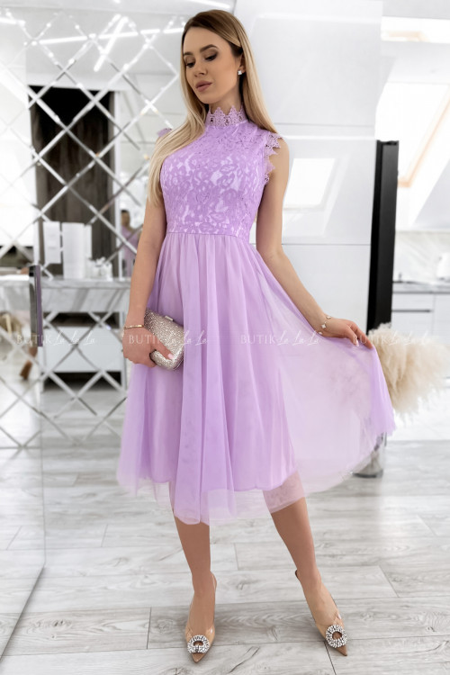 sukienka jasno liliowa Tiffi 6