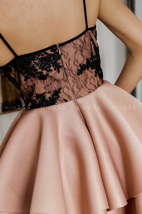 sukienka kawowa Emossi 4