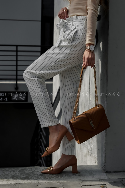 Spodnie w paski Tessi 2