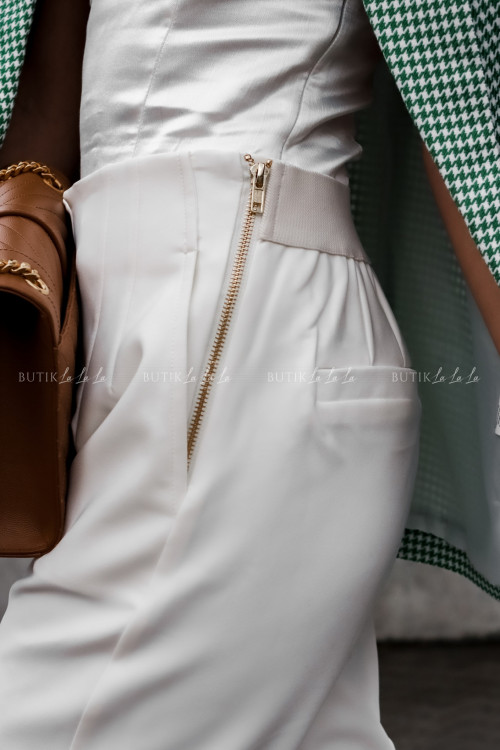 Spodnie ecru Venzul 1