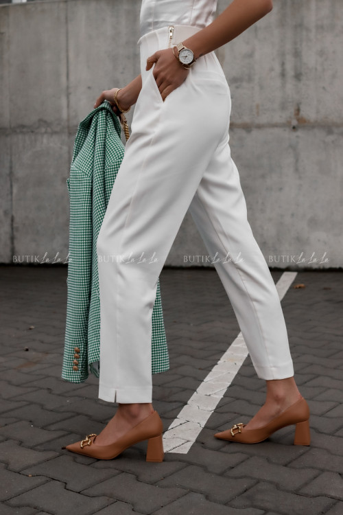 Spodnie ecru Venzul 3