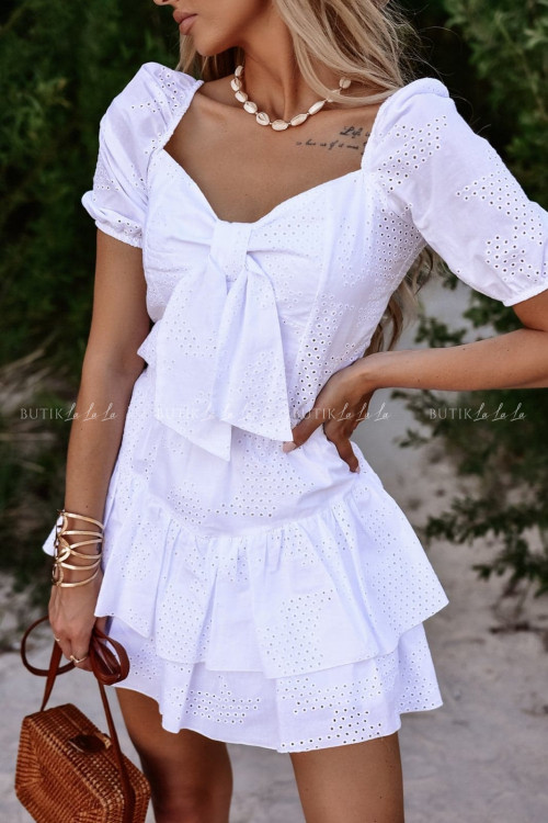 komplet biały ażurowy Nikol