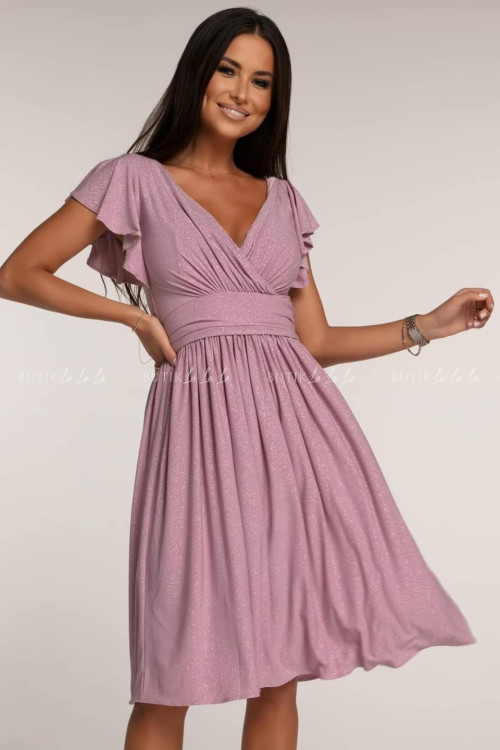 sukienka liliowa mini Karolain