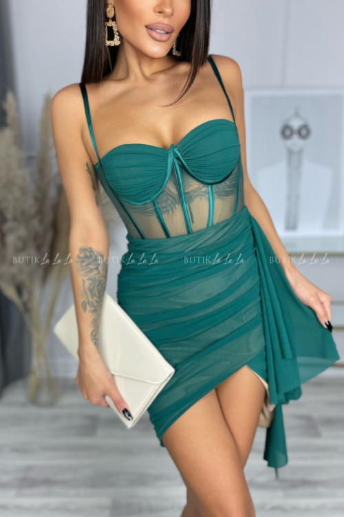 sukienka zielona Ariadna 2