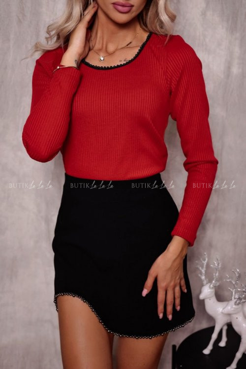 Bluzka czerwona Merry