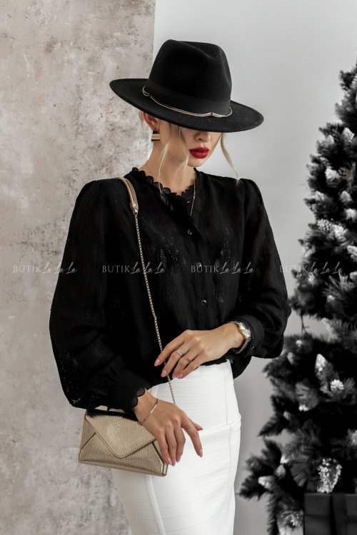 Bluzka koszulowa czarna Charlior 3