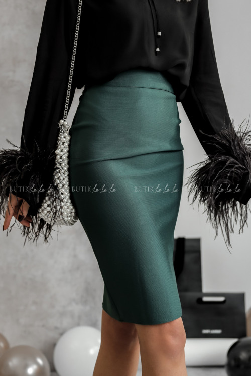 Spódnica Zielona bandażowa Moko