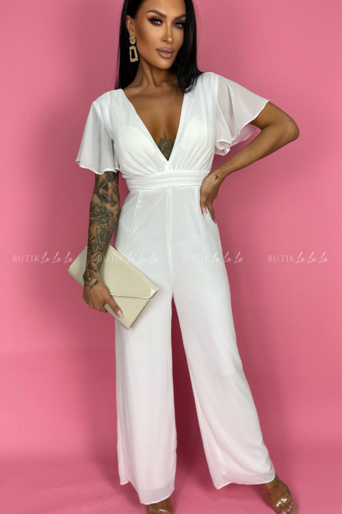 Kombinezon biały Elegance 2