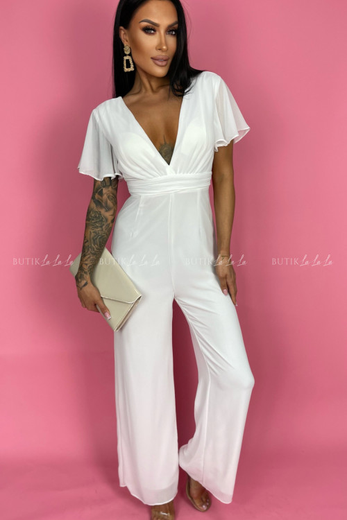 Kombinezon biały Elegance 3