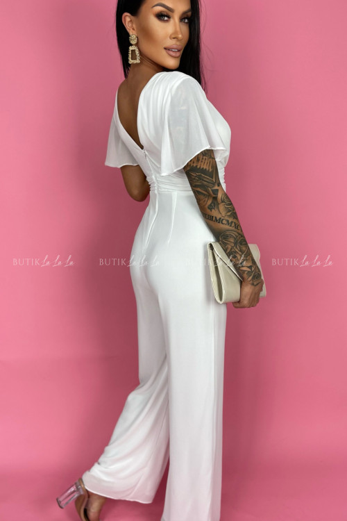 Kombinezon biały Elegance 4