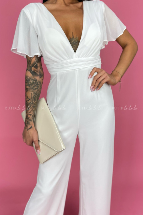Kombinezon biały Elegance 1