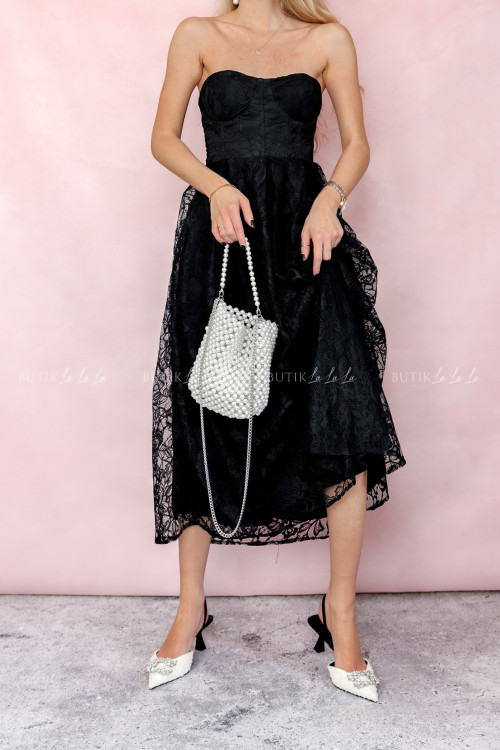 Sukienka koronkowa czarna Monroe 3