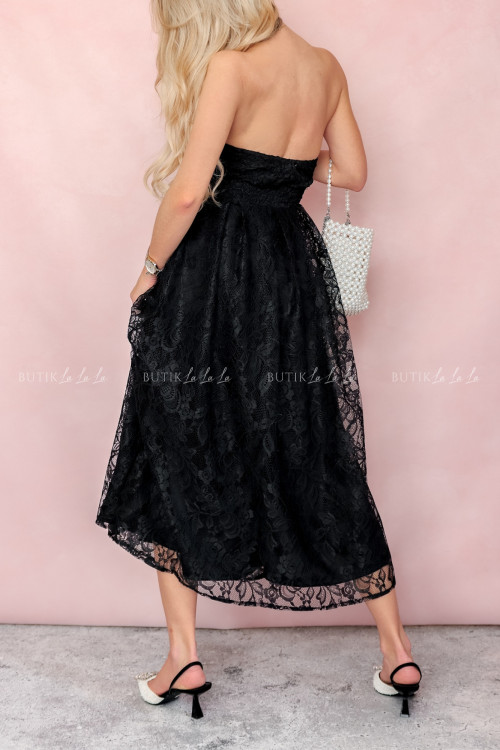 Sukienka koronkowa czarna Monroe 4