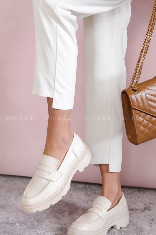 Spodnie kremowe Cavana 2