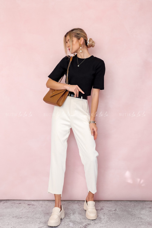 Spodnie kremowe Cavana 4