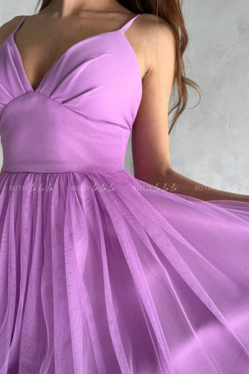 Sukienka fioletowa tiulowa Anabell