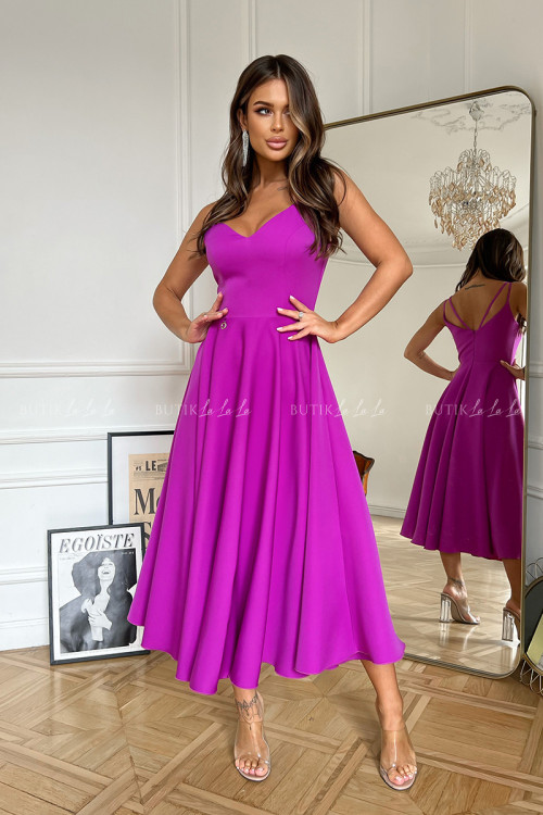 Sukienka neon fuksja Cameron 4