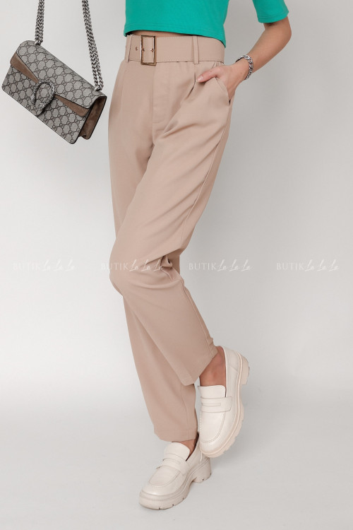 Spodnie camelowe Bonjor 5