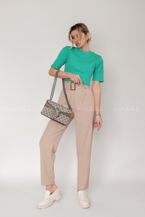 Spodnie camelowe Bonjor 7