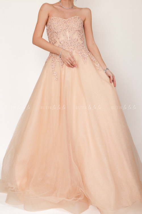 Sukienka maxi kremowa Juliette