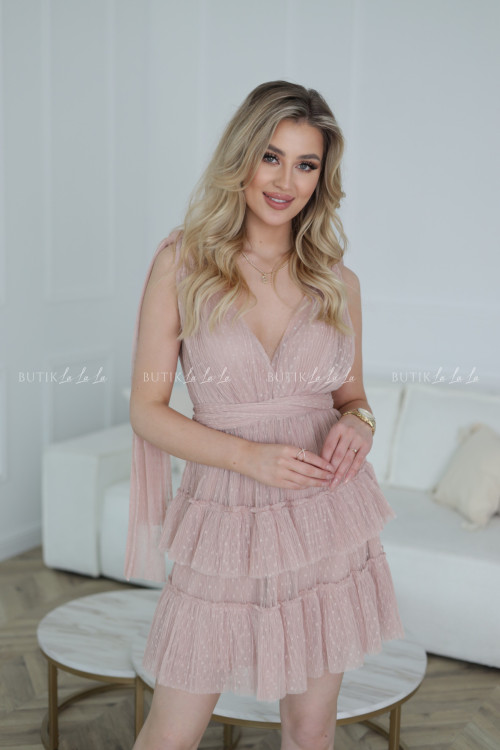 Sukienka pudrowa Syvilla