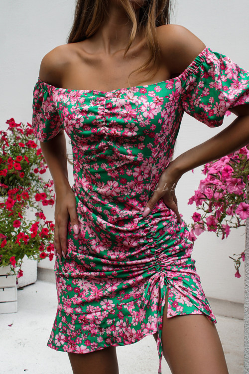 Sukienka w kwiatowy print Rita