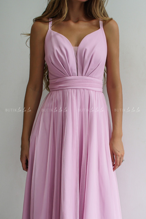 Sukienka tiulowa liliowa Safira 1