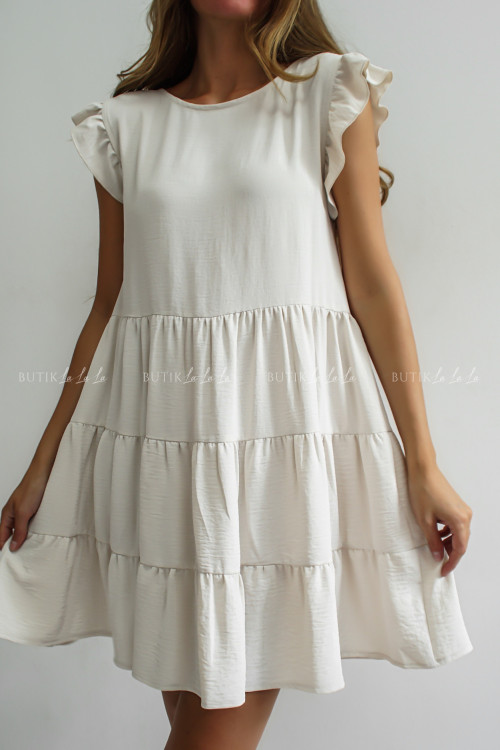 sukienka beżowa Lavenia