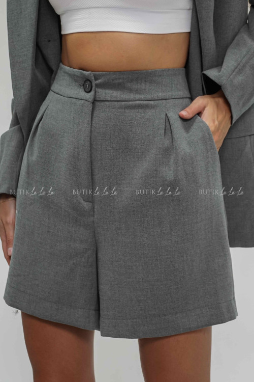 Spodenki materiałowe szare Morline