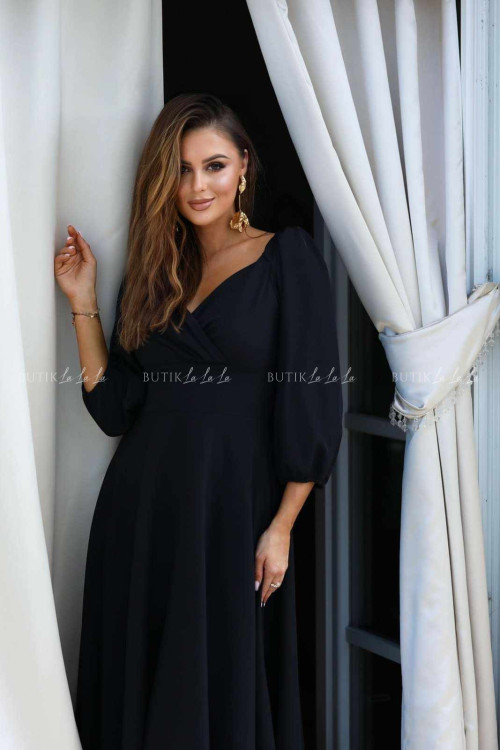 sukienka czarna midi Naomar 3