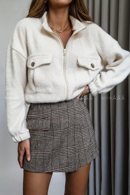 Spódnico spodenki w kratkę Siromo 3