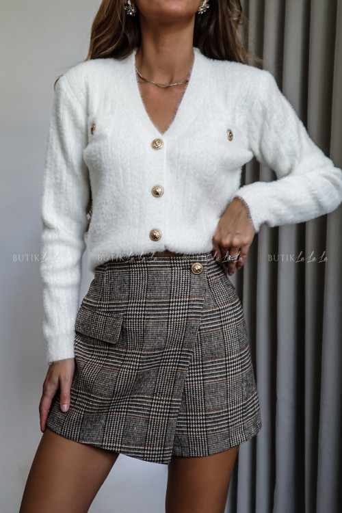 Spódnico spodenki w kratkę Siromo 7