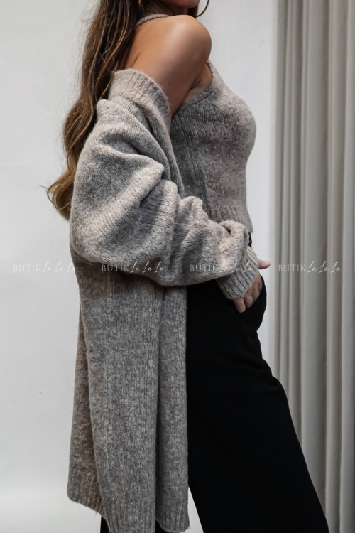 Komplet dzianinowy beżowy Monal 1