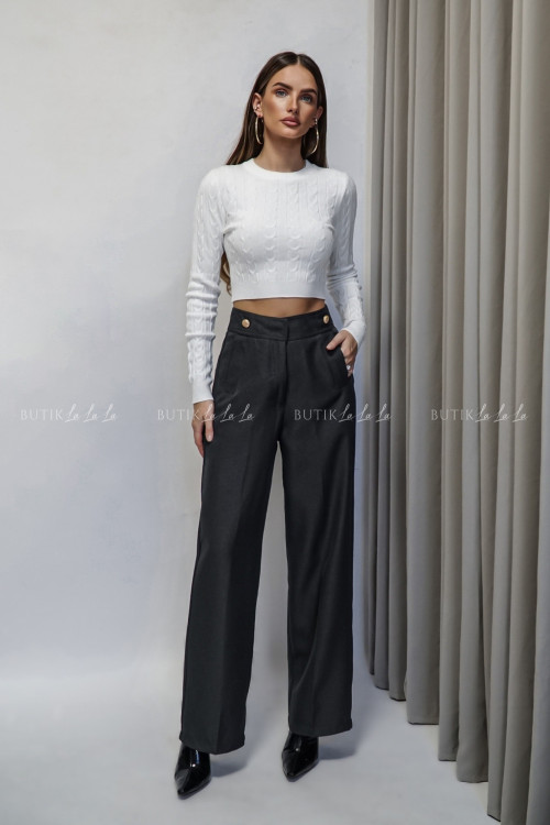 Spodnie materiałowe ciemno szare Marwel 4