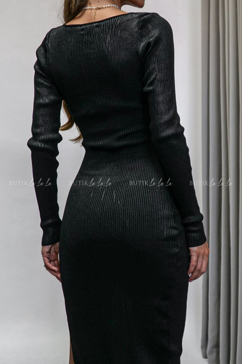 Sukienka dopasowana czarna Orsola 1