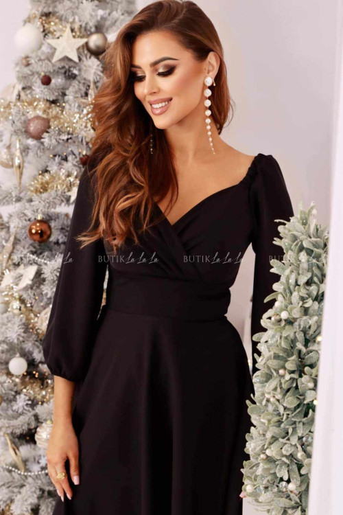 sukienka czarna midi Naomar 2