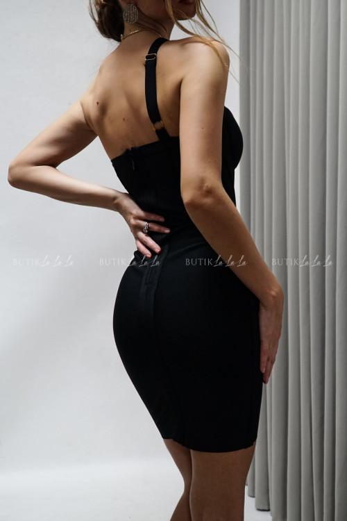Sukienka dopasowana czarna Somi 2