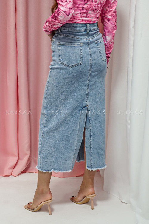 Spódnica jeansowa jasna Oshera 1